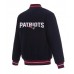 New England Patriots Varsity Navy Blue Wool Jacket